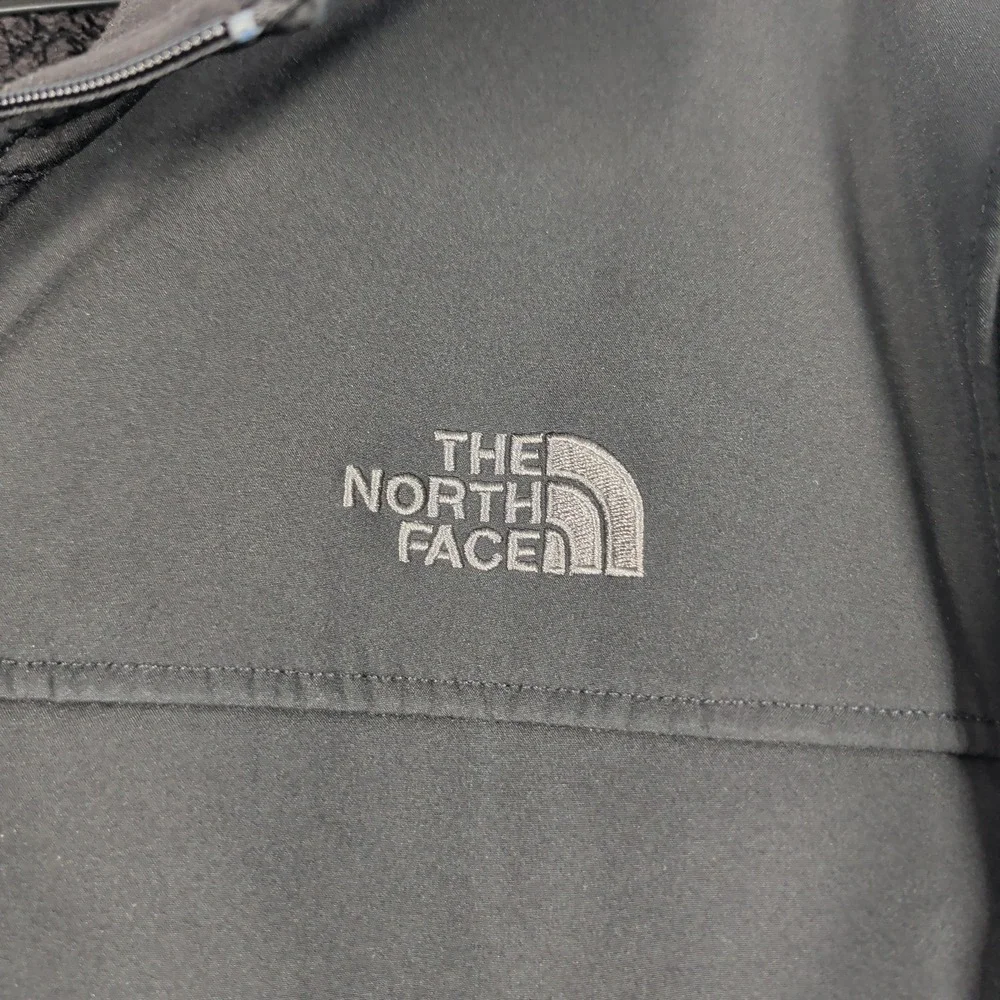 The North Face Jacket Mens XL Black Apex Bionic Softshell Windwall Fleece Lined